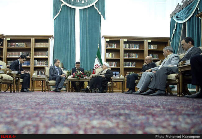 دیدار سفیر ترکیه در جمهوری اسلامی ایران با آیت الله هاشمی رفسنجانی