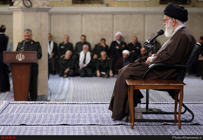 دیدار بسیجیان با رهبر انقلاب اسلامی