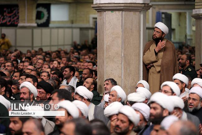 دیدار هزاران نفر از فرماندهان سپاه پاسداران انقلاب اسلامی با رهبر مع