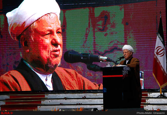 مراسم گرامیداشت دهه فجر و سالروز ورود امام با حضور آیت الله هاشمی رفسنجانی