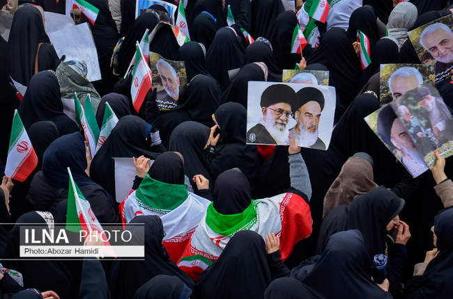 راهپیمایی 22 بهمن در استان گیلان ( رشت )