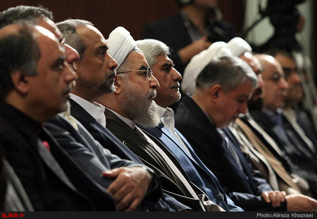 مراسم روز دانشجو با حضور رییس جمهور - دانشگاه تهران