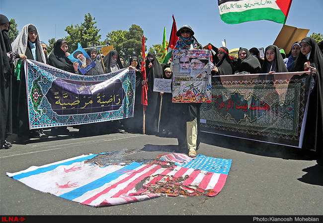 راهپیمایی روز قدس در تهران