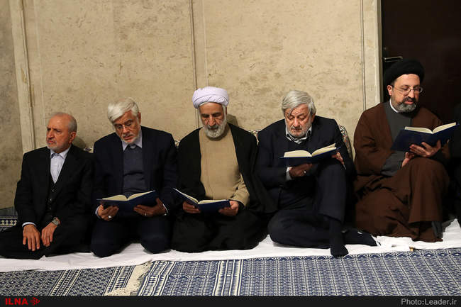 مراسم ترحیم و بزرگداشت آیت الله شاهرودی در حسینیه امام خمینی (ره)