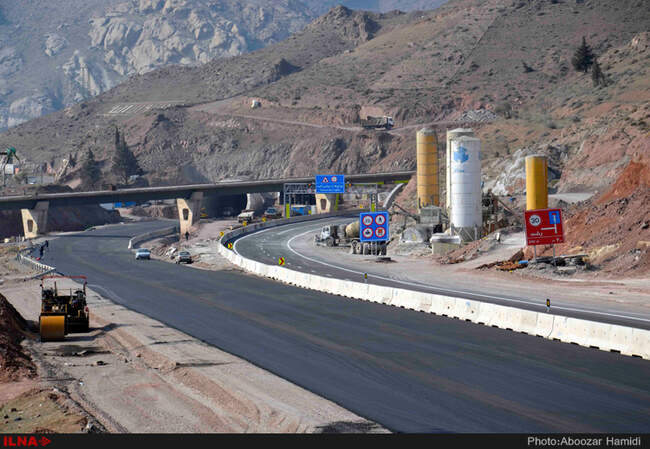  مراحل تکمیل آزادراه قزوین رشت محدوده منجیل رودبار