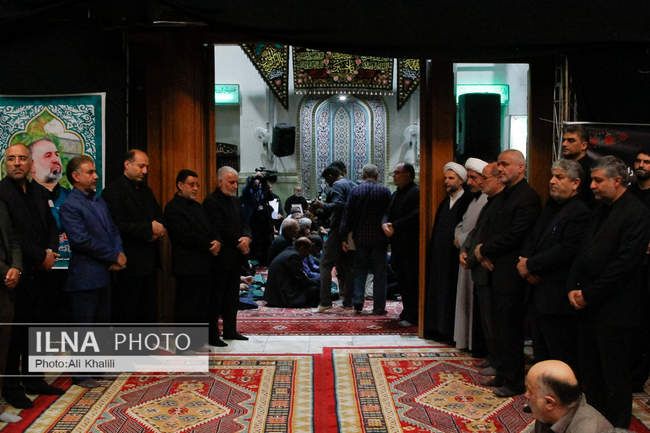 مراسم گرامیداشت شهدای حمله رژیم صهیونیستی به زندان اوین