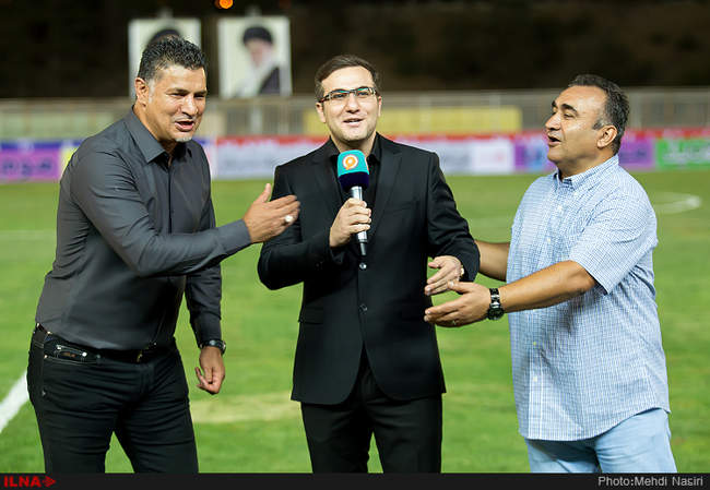 مسابقه فوتبال بین دوتیم نفت تهران و صنعت نفت آبادان