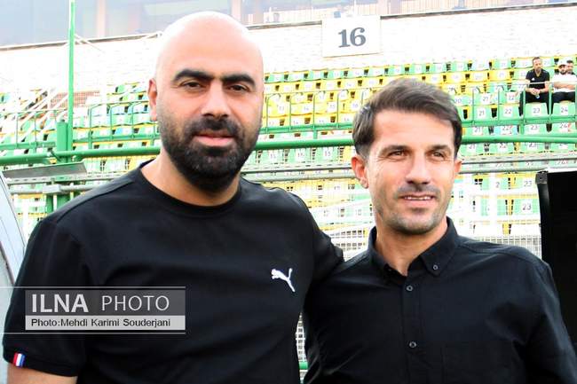 تساوی تیم فوتبال ذوب آهن اصفهان مقابل ملوان انزلی