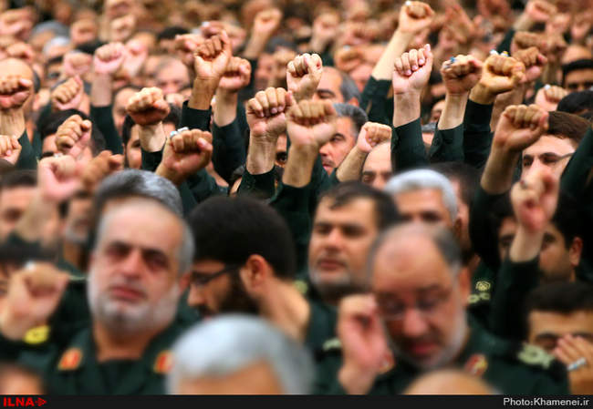 دیدار فرماندهان سپاه پاسداران انقلاب اسلامی با رهبر انقلاب اسلامی