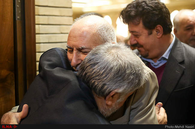 مراسم ترحیم همسر محمد نعیمی‌پور
