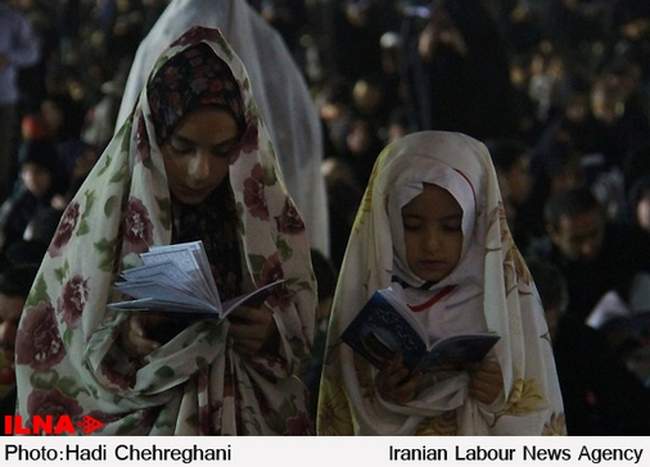 آیین‌ احیای شب بیست و یکم ماه رمضان / مسجد جمکران