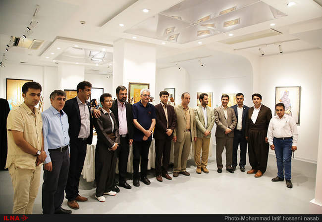 افتتاح نمایشگاه آثار هنرمندان کردستان