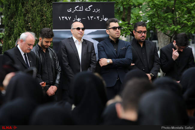 مراسم تشییع پیکر بزرگ لشگری