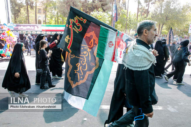 مراسم پیاده‌روی جاماندگان اربعین حسینی در تهران/ 2