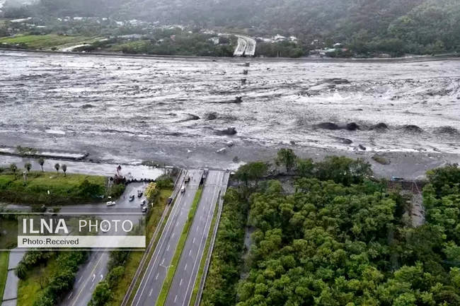 تصاویری از خسارات طوفان راگاسا در جنوب چین 
