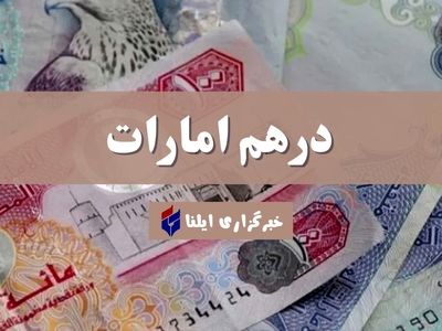 قیمت درهم امارات امروز دوشنبه ۱۷ اردیبهشت ۱۴۰۳ + جدول 