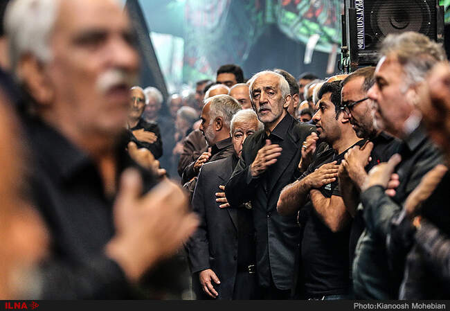 مراسم عزاداری تاسوعای حسینی در بازار تهران
