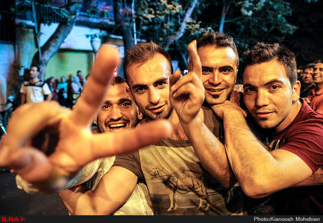 جشن هسته ای در خیابان های تهران -3