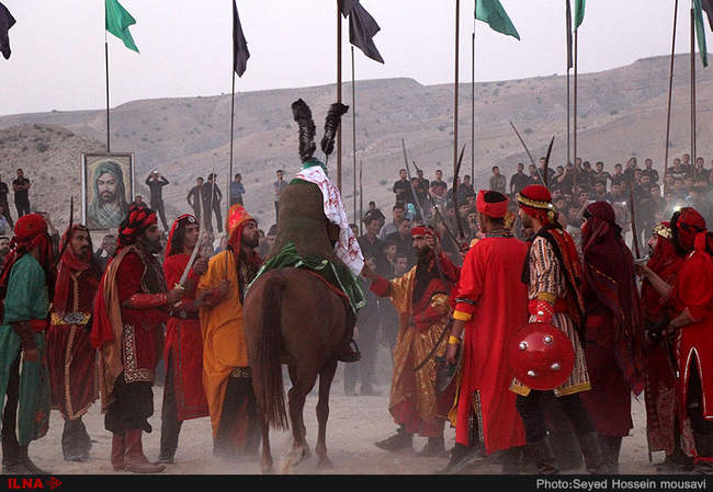تعزیه حضرت عباس (ع) در بخش اسیر شهرستان مُهر استان فارس