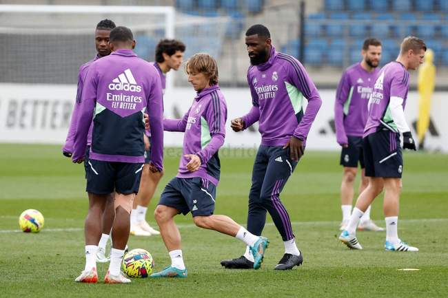 گزارش تصویری آخرین تمرین رئال مادرید پیش از بازی با وایادولید