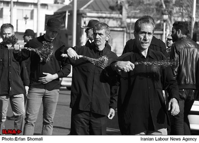 عزاداران امام حسین(ع) در شهر / قزوین