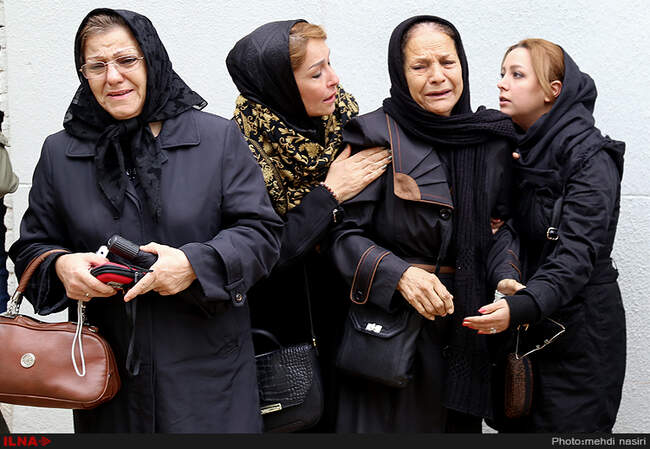 تشییع پیکر فریبرز صالح کارگردان سینما و تلویزیون
