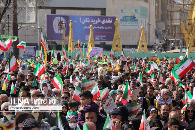 مراسم راهپیمایی ۲۲بهمن - شیراز