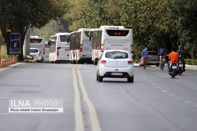 ورود 45 اتوبوس جدید به ناوگان اتوبوسرانی اصفهان 