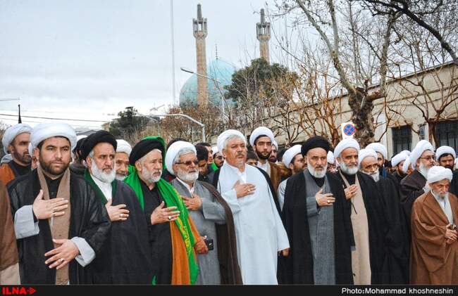 اجتماع عظیم عزاداران فاطمی و تشییع شهدای گمنام و مدافع حرم - مشهد