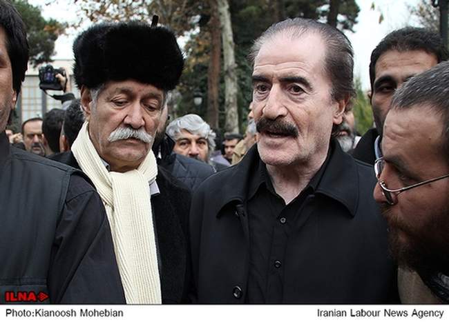 مراسم تشییع پیکر انوشیروان ارجمند