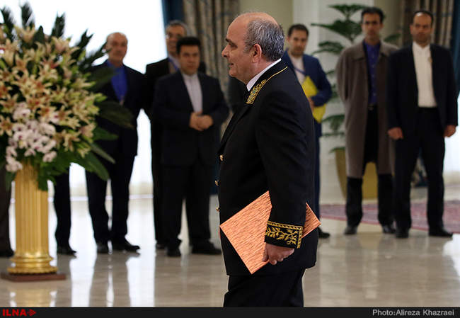 دیدار سفرا و نمایندگان کشورهای خارجی با رییس جمهور