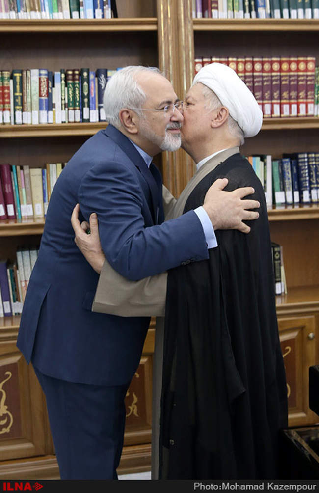 دیدار وزیر امور خارجه  با آیت‌الله هاشمی رفسنجانی