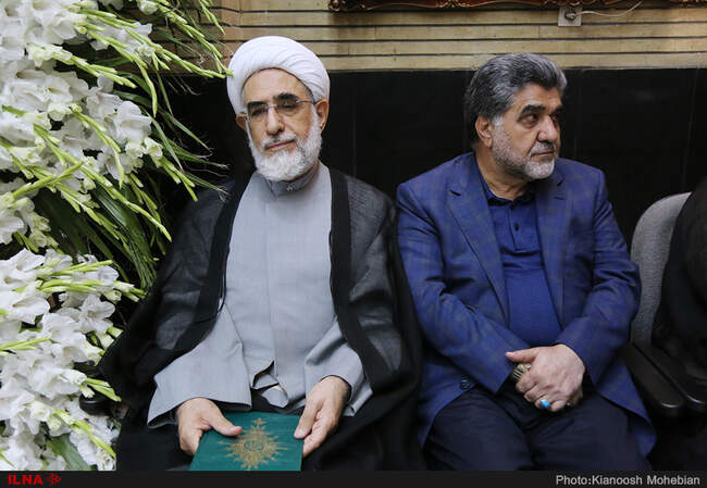 تصاویر حضور شخصیت‌های سیاسی در مراسم ترحیم برادر حسین مرعشی