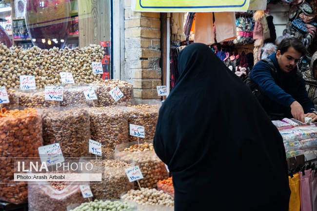  بازار تجریش تهران در آستانه شب یلدا