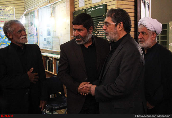 مراسم ترحیم پدر سردار شریف مسئول روابط عمومی سپاه