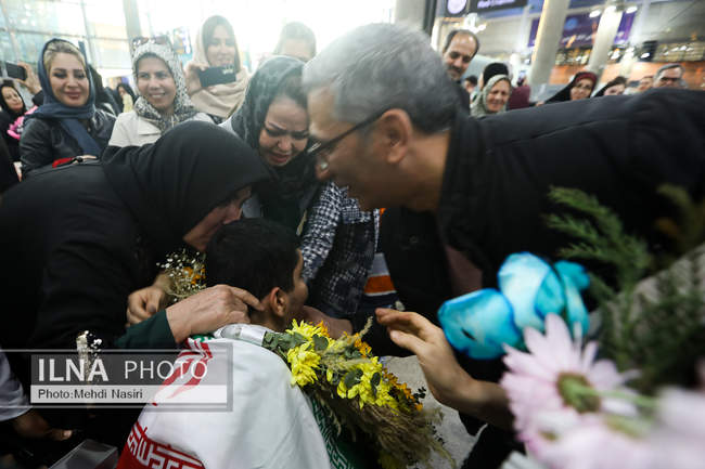 بازگشت کاروان ایران از بازی‌های پاراآسیایی جوانان (گزارش تصویری)