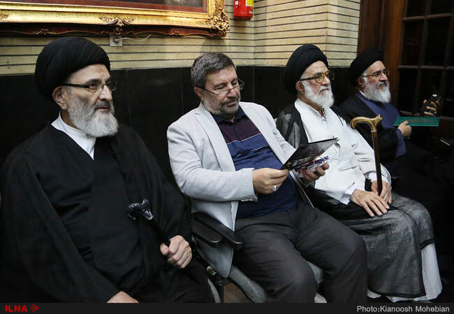 تصاویر حضور شخصیت‌های سیاسی در مراسم ترحیم برادر حسین مرعشی