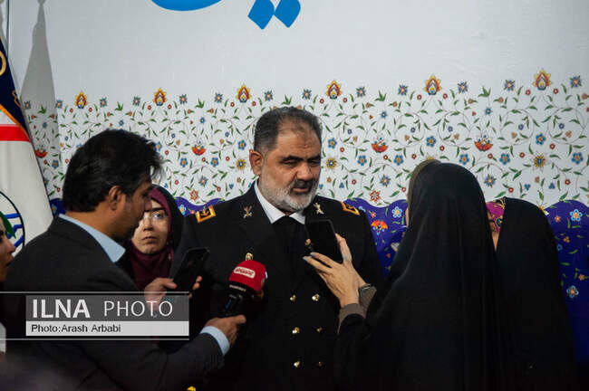  نشست خبری فرمانده نیروی دریایی ارتش جمهوری اسلامی ایران 