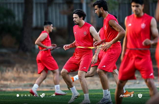 گزارش تصویری تمرین پرنشاط پرسپولیس زیر نظر کادر فنی