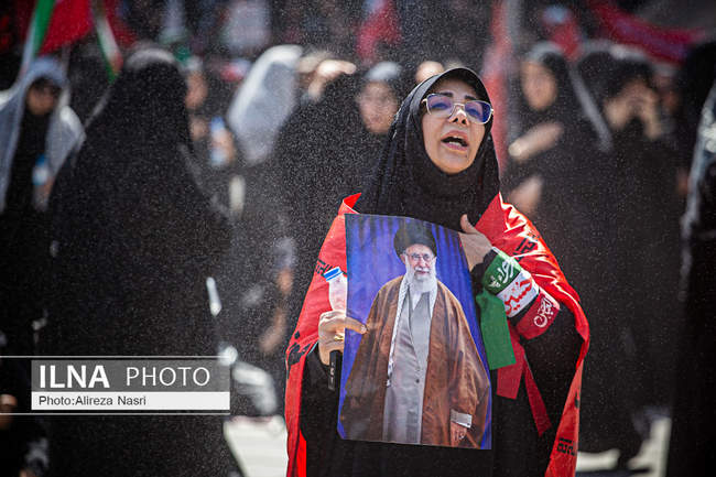 دومین روز مراسم وداع با رهبر شهید انقلاب در مصلای تهران/ 12