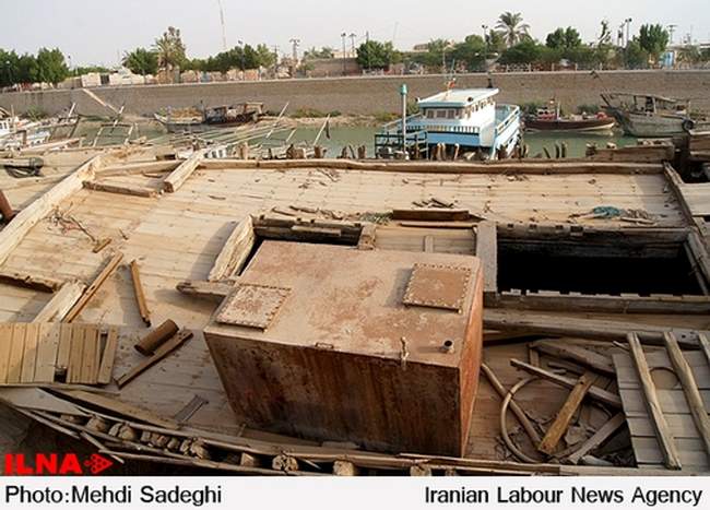 گزارش تصویری از آلودگی و تخریب محیط زیست رودخانه زهره هندیجان
