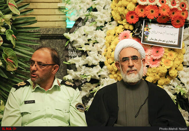 مراسم ترحیم برادر محمدحسین مقیمی استاندار تهران 