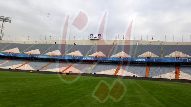آخرین تصاویر آماده سازی ورزشگاه آزادی پیش از بازی تاریخی پرسپولیس