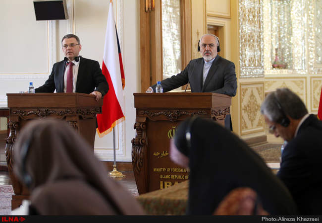 دیدار وزیر امور خارجه ایران و چک