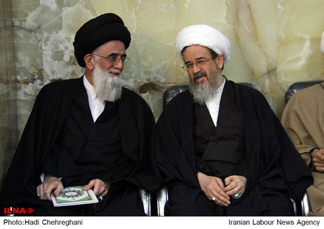 مراسم ترحیم والده رئیس جمهور در قم