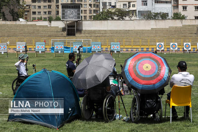 گزارش تصویری از مسابقات آزاد تیروکمان جانبازان و توان یابان