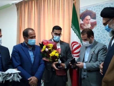تقدیم هدایای رهبری به ورزشکار پارا اُلمپیکی بویراحمدی 