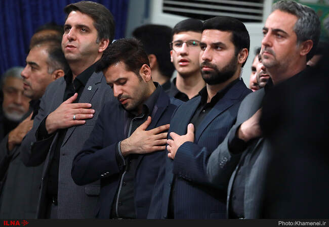 مراسم عزاداری شب تاسوعای حسینی با حضور رهبر معظم انقلاب اسلامی