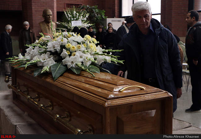 مراسم تشییع  پیکر مرحوم احمد منزوی