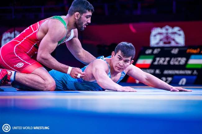 رقابت های کشتی آزاد بزرگسالان قهرمانی آسیا- مغولستان(گزارش تصویری_2)